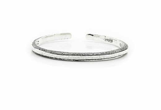 Pulsera Plata Arior 1020367XMU Sira Mate Oxidada