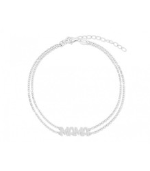 Pulsera Plata Liska Mujer MAMA03BR Mamá