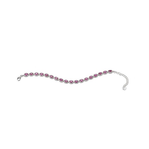 Pulsera Plata Sovrani 16+4cm J8188 Circonitas Rubies