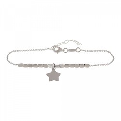 Pulsera Plata Sovrani 17+3cm AVP010 Estrella