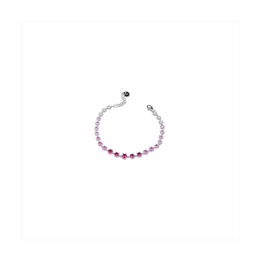 Pulsera Plata Sovrani 17+4cm J8370 Rubies Con Circonitas Degradadas