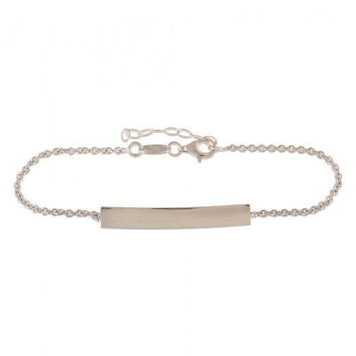 Pulsera Plata Sovrani AVP070 Placa Para Grabar