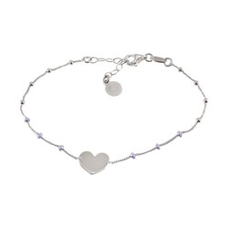 Pulsera Plata Sovrani AVP230 Corazón Bolas Esmaltadas