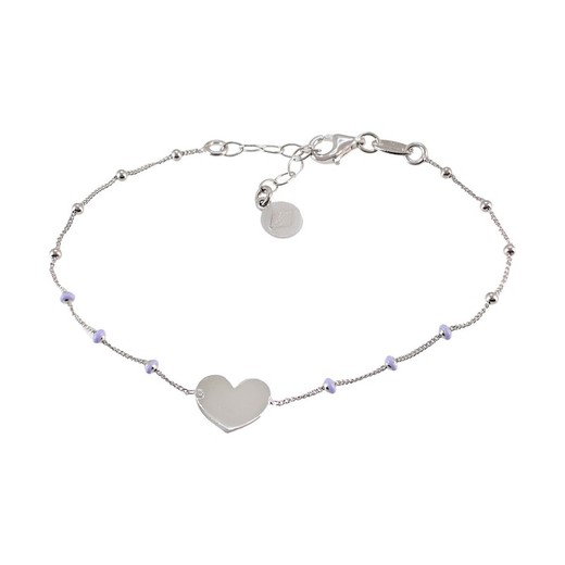 Pulsera Plata Sovrani AVP230 Corazón Bolas Esmaltadas