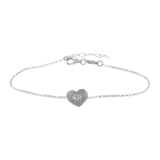 Pulsera Plata Sovrani AVP308 Corazones