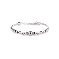 Pulsera Plata Sovrani J5610 Bolitas