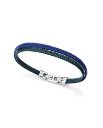 Pulsera Viceroy Acero 19,5cm Hombre 15168P01016 Piel Azul Bicolor Verde