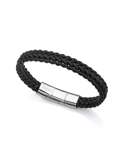 Pulsera Viceroy Hombre 14070P09010 Piel Negra