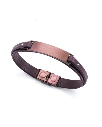 Bracelet Homme Viceroy 14121P01011 Cuir Marron