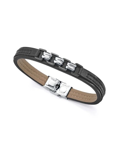 Pulsera Viceroy Hombre 15151P01010 Piel Negra