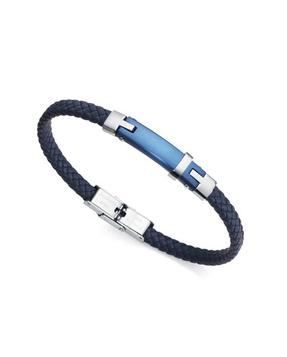 Viceroy Men's Blue Leather Bracelet 14014P01013