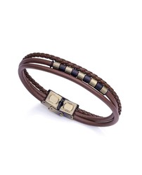 Bracciale Viceroy in pelle marrone da uomo 1482P01011