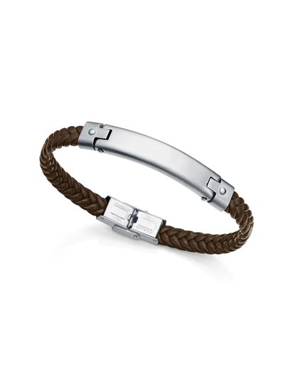 Viceroy Men's Brown Leather Bracelet 1485P01011