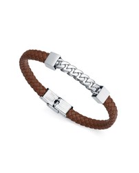 Bracciale Viceroy in pelle marrone da uomo 75325P01011