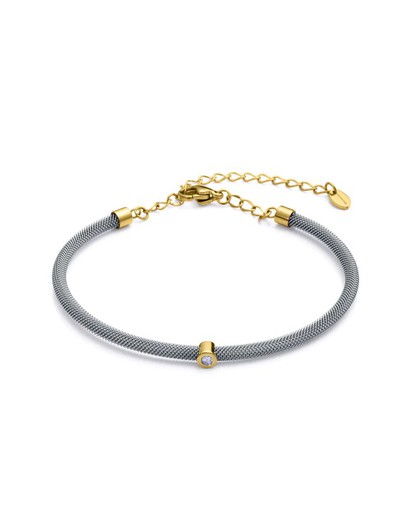 Pulseira feminina vice-rei 6482P01000 aço