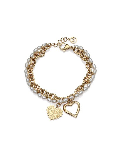 Viceroy Armband Frau Gold Stone Hearts 1363P01012