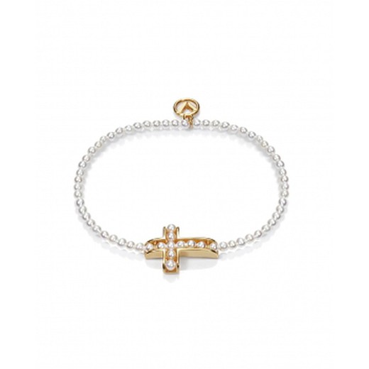 Bracciale Viceroy Girl Argento Croce Perle Sintetiche 61042P000-60