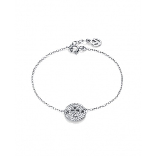 Viceroy Girl Silver Disc Zirconia Armbånd 4068P000-03