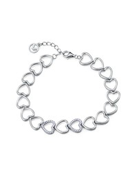 Pulsera Viceroy Plata 17,3+2cm Mujer 2325P000-30 Corazones Circonitas