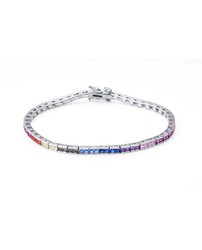 Pulsera Viceroy Plata 18,5cm Mujer 9144P000-39 Circonitas Multicolor