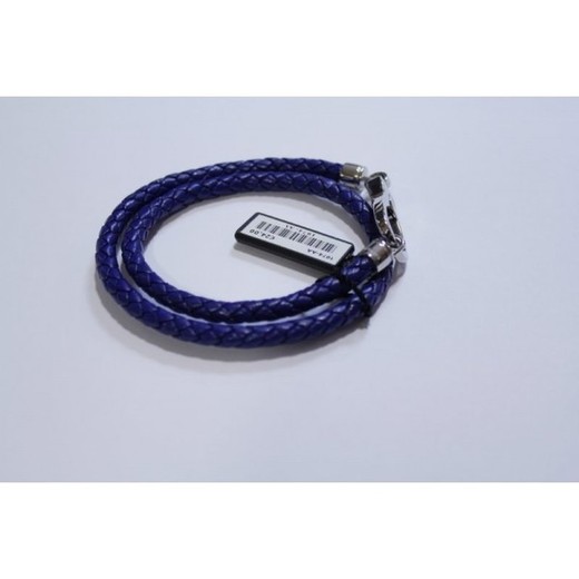 Pulsera Xernus Acero 1074-AA Trenzado Azul