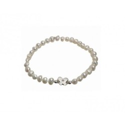 Pulsera Xernus Plata 3XE3114 Perlas Y Mariposa