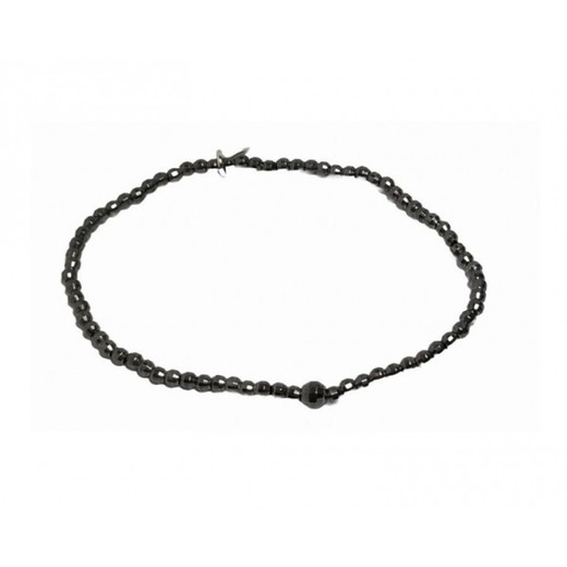 Pulsera Xernus Plata Negra 3XE2907 Uniones De Esferas