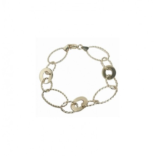 Pulsera Xernus Plata NF1796 Eslabones Trenzados