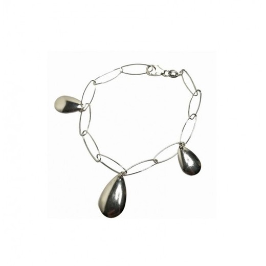 Pulsera Xernus Plata NF2078 Lágrimas Pavonadas