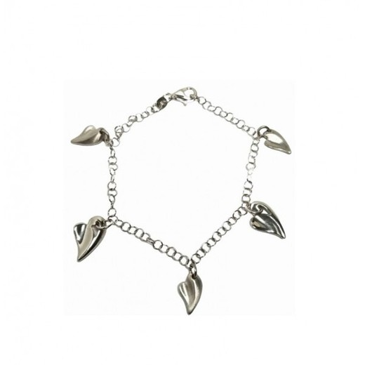 Pulsera Xernus Plata NF2266 Corazones