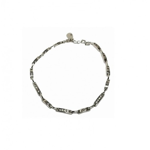 Pulsera Xernus Plata NF3336 Eslabones Circonitas