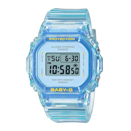 Montre Casio Baby-G BGD-565SJ-2ER Sport Transparent Bleu