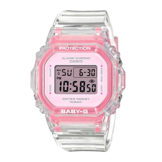 Reloj Baby-G Casio BGD-565SJ-7ER Sport Rosa Transparente