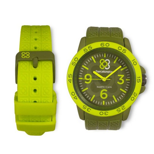 Reloj Barcelonetas Verde Fun W02GR