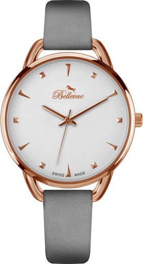 Reloj Bellevue Mujer B.34 Metal Gris