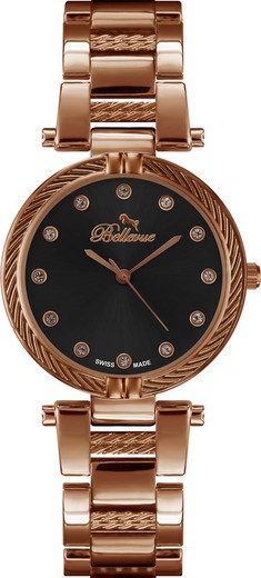 Reloj Bellevue Mujer D.26 Metal Rosa