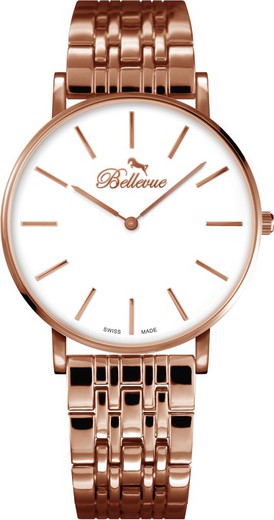 Reloj Bellevue Mujer D.32 Metal Rosa