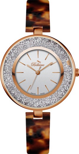 Reloj Bellevue Mujer D.70 Resina Marron