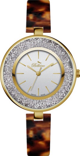 Reloj Bellevue Mujer D.72 Resina Marron