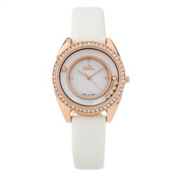 Reloj Bellevue Mujer E.50 Piel Sintetica Blanco