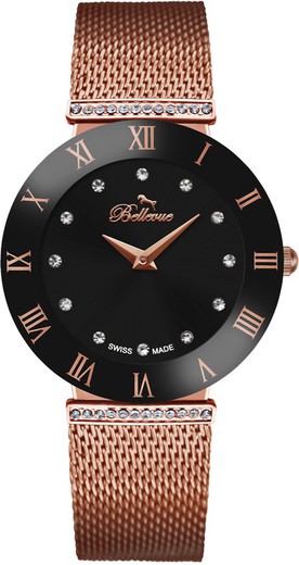 Reloj Bellevue Mujer F.101 Metal Rosa