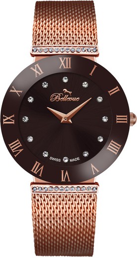 Reloj Bellevue Mujer F.103 Metal Rosa