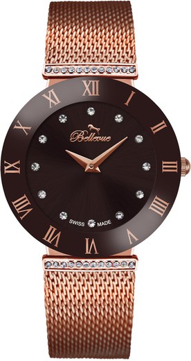 Reloj Bellevue Mujer F.104 Metal Rosa