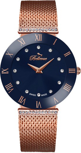 Reloj Bellevue Mujer F.107 Metal Rosa