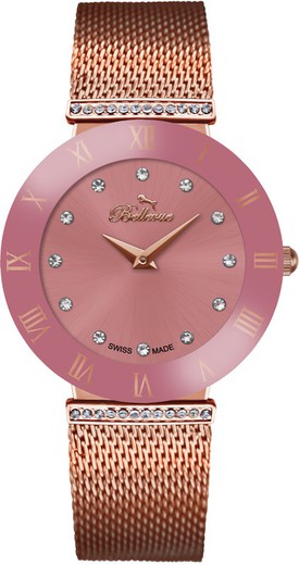 Reloj Bellevue Mujer F.115 Metal Rosa