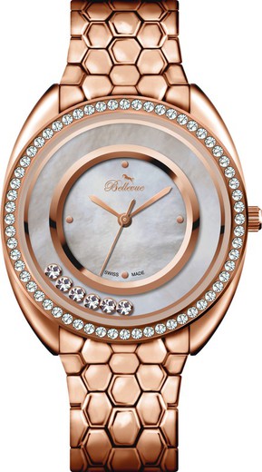 Reloj Bellevue Mujer F.50 Metal Rosa