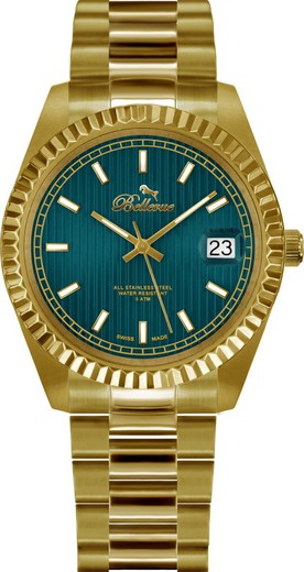 Reloj Bellevue Mujer H.16 Acero Inoxidable Dorado