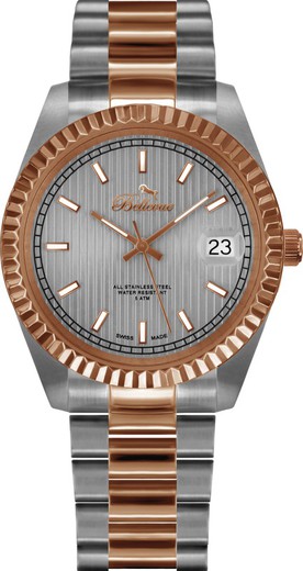 Reloj Bellevue Mujer H.21 Acero Inoxidable Gris