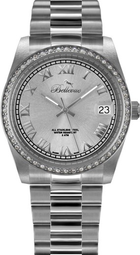 Reloj Bellevue Mujer H.3 Acero Inoxidable Gris