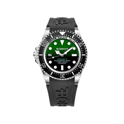 Reloj Bobroff Hombre BF0002I-BFSTN Caucho Negro